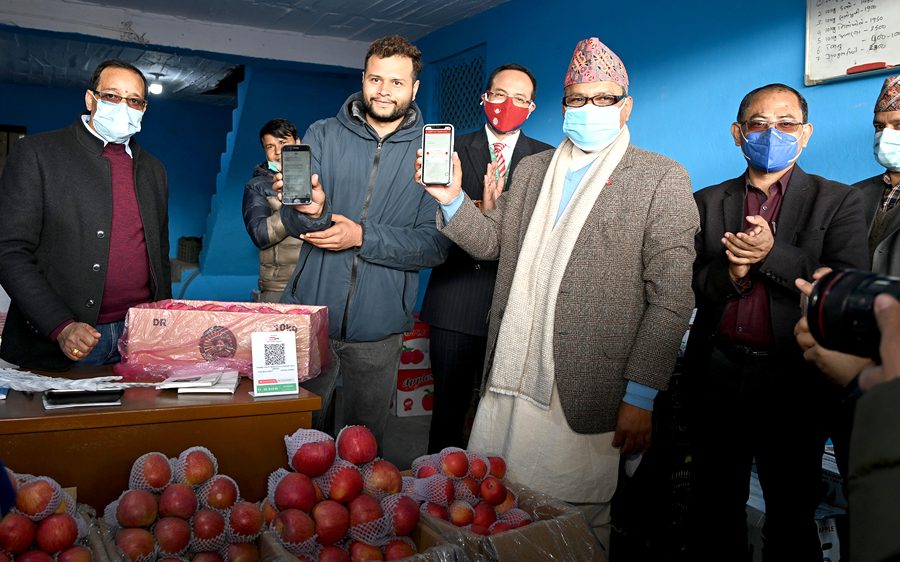 Nabil Bank inaugurates QR Payment Service in Kuleshwor Fruit Market