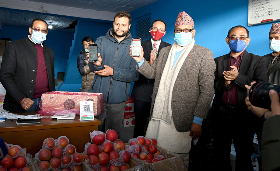 Nabil Bank inaugurates QR Payment Service in Kuleshwor Fruit Market