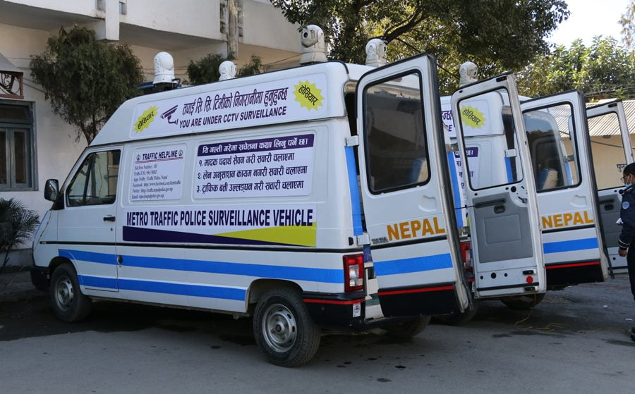 विशेष क्यामरा जडित ट्राफिक ‘सर्भिलेन्स भेइकल’ परिचालन, २०० मिटरसम्मको दृश्य हेर्न सकिने