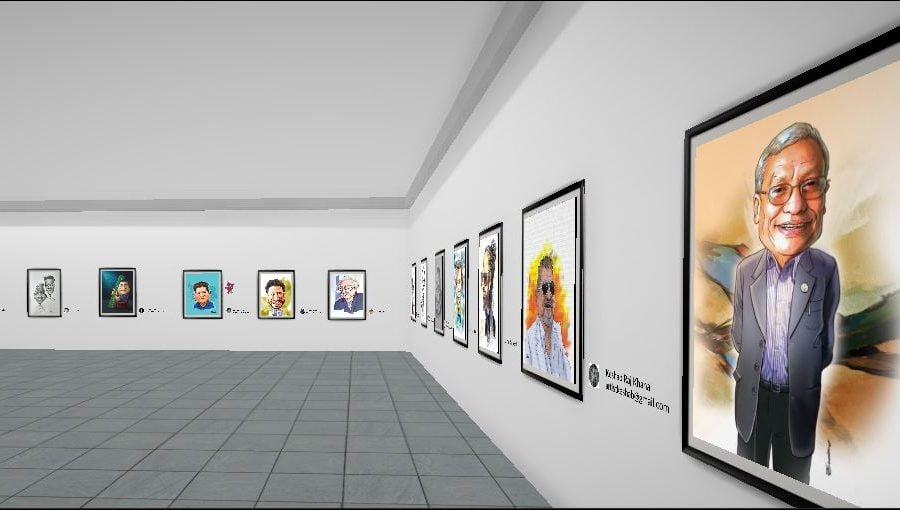 भर्चुअल क्यारिकेचर प्रदर्शनी हुँदै, घर बसेर अनलाइनबाटै हेर्न सकिने