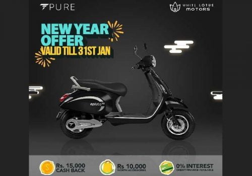 प्योर ईभी स्कुटर किन्दा १५ हजार नगद छुट र १० हजारको एसोसरिज निःशुल्क