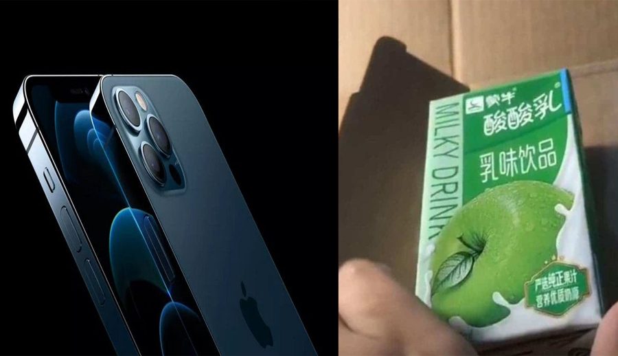 अर्डर गरिन् आईफोन १२ प्रो म्याक्स, हात पर्यो स्याउ स्वादको दही!