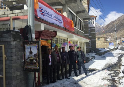 ग्लोबल आइएमई बैंकको २७० औँ शाखा मनाङको मनाङ ङिस्याङ गाउँपालिकामा