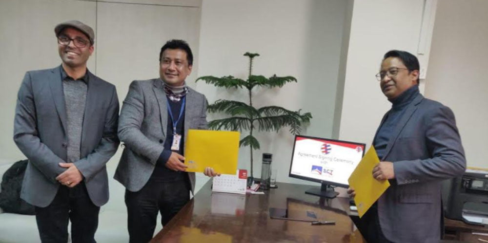 ग्लोबल आइएमई बैंक र स्मार्ट च्वाइस टेक्नोलोजिज बीच सम्झौता