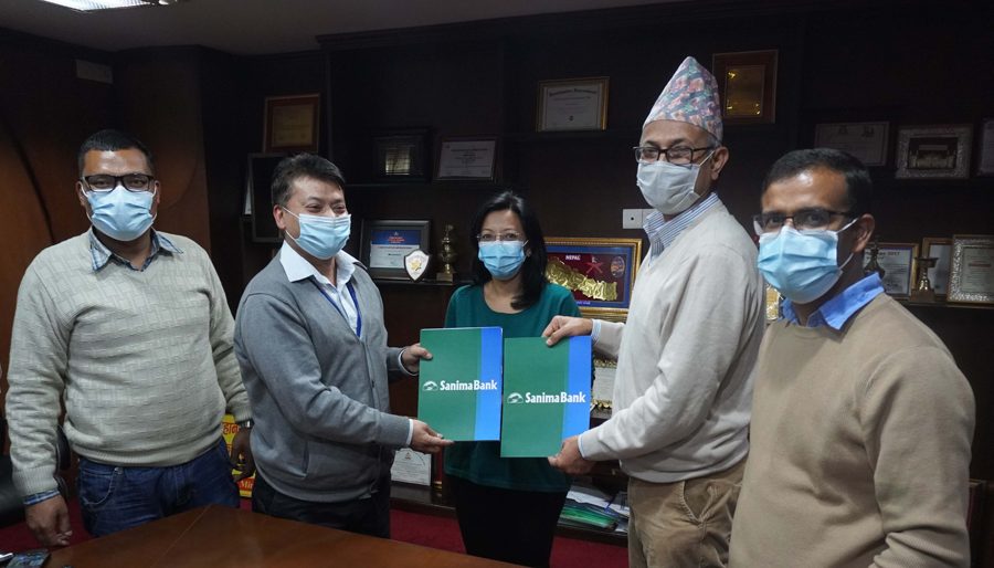 सानिमा बैंक र पाटन अस्पतालबीच आर्थिक सम्झौता नवीकरण