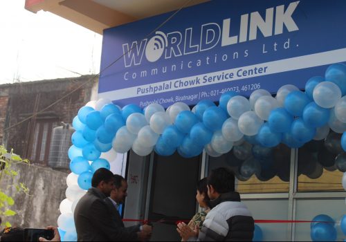 वर्ल्डलिंक कम्यूनिकेसन्सले बिराटनगरमा खोल्यो आफ्नो नयाँ ग्राहक सेवा केन्द्र
