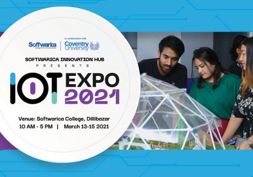 सफ्ट्वेरिका कलेजमा दोश्रो आईओटी प्रदर्शनी हुँदै, अटोनोमस भेइकलदेखि रेस्क्यु ड्रोनसम्म