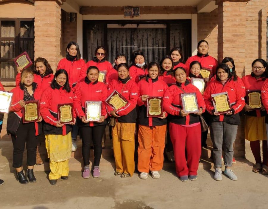 नारी दिवसमा पठाओद्वारा उत्कृष्ट २५ महिला राइडरलाई सम्मान, कमाउँछन मासिक करिब तीस हजार