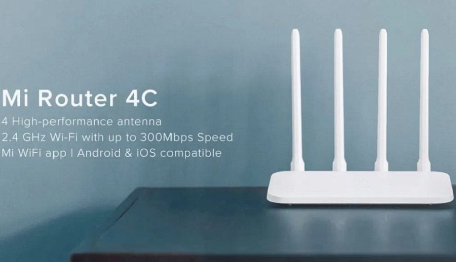 शाओमी एमआई राउटर ४सी को मूल्य घट्यो