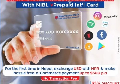 एनआईबीएलले ल्यायो भर्चुअल इन्टरनेशनल कार्ड, अन्तर्राष्ट्रिय वस्तु सेवा खरिदमा ३५ प्रतिशत छुट