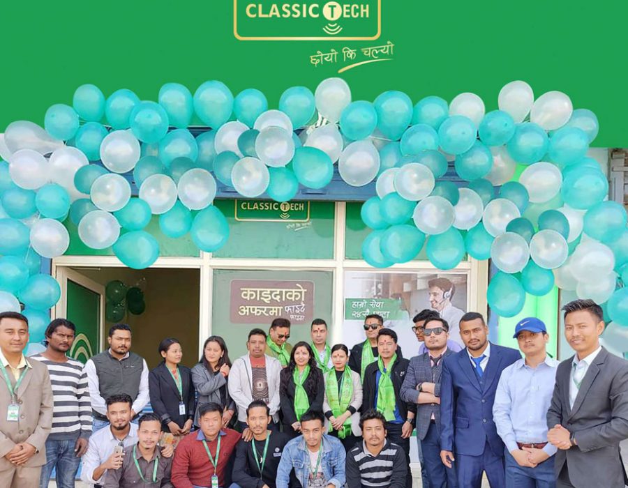 क्लासिक टेक तीव्र गतिमा आफ्नो नेटवर्क बिस्तार गर्दै, १०१ औं आउटलेट नेपालगंजमा स्थापना