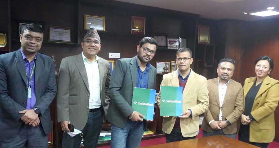 सानिमा बैंक र आइएसओएन हेल्थकेयरबीच स्वास्थ्य उपचार सुविधा सम्बन्धी समझदारी