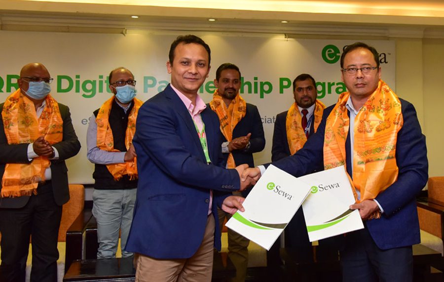 इसेवा र पश्चिमाञ्चल होटल संघ पोखराबीच क्यूआर तथा डिजिटल पार्टनरसीप सम्झौता