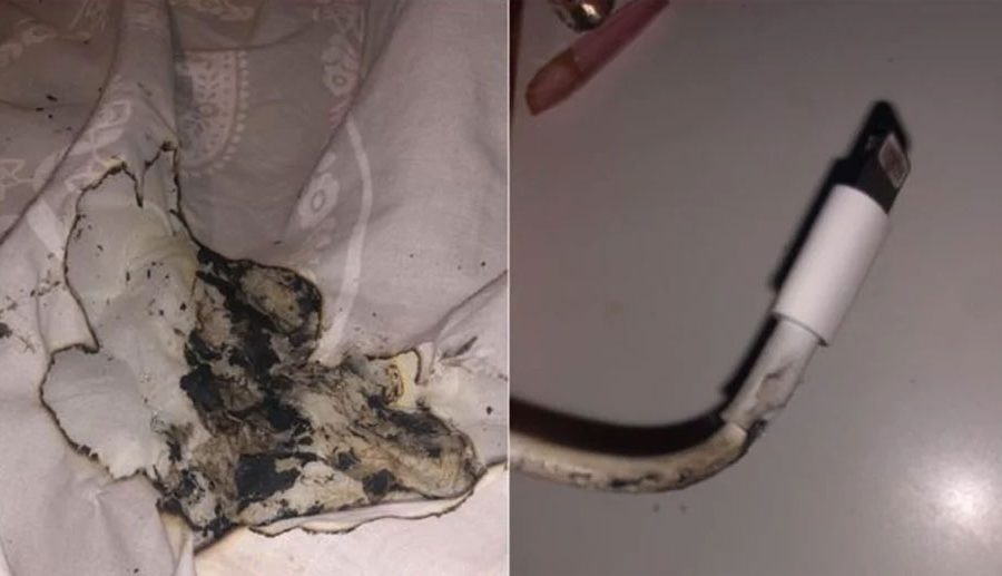 आईफोन चार्जरमा आगलागीका कारण युवतीको अनुहार जल्यो, कम्पनीले अनुसन्धान गर्दै
