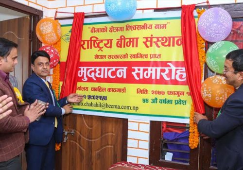राष्ट्रिय बीमा संस्थानको दुईवटा नयाँ शाखा संचालनमा