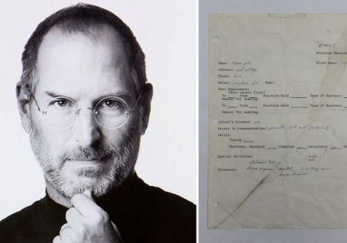 स्टिभ जब्सले जागिर खानका लागि दिएको दरखास्तको भाैतिक र एनएफटी दुवै भर्सन बिक्रीमा