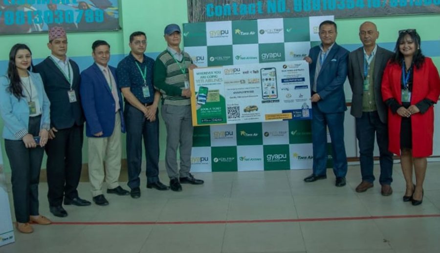 ग्यापु र एक्सलट्रीपको यती एअरलाइन्ससँग व्यापार सम्झाैता