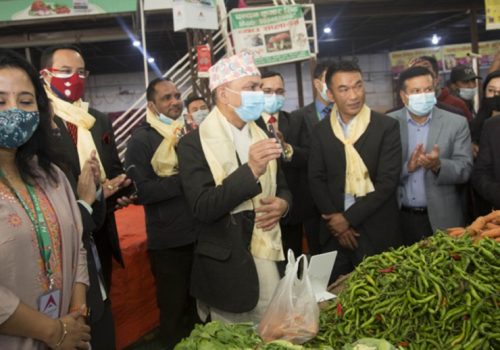 धुम्बाराही तरकारी बजारमा नबिल बैंकको क्यूआर भुक्तानी सेवा सुरु