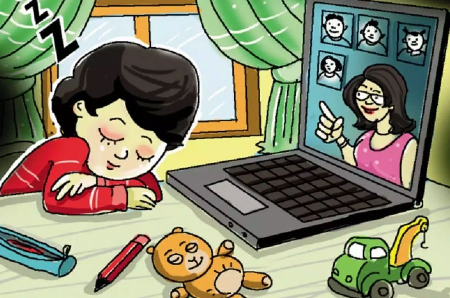 अनलाइन कक्षाले तनावमा बालबालिका