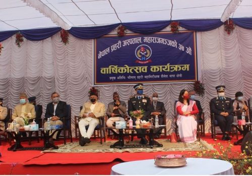 राष्ट्रिय वाणिज्य बैंकको क्यूआर कोडमार्फत नेपाल प्रहरी अस्पतालमा भुक्तान गर्न सकिने