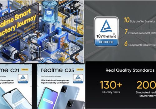 Together with TÜV Rheinland, realme sets a new smartphone quality standard