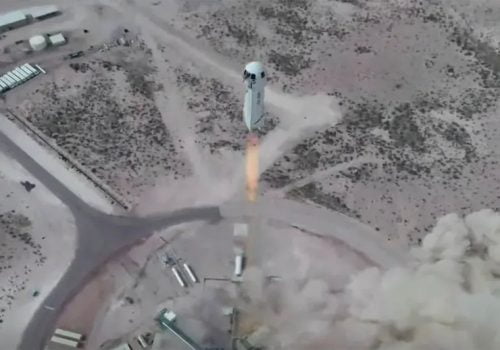 जेफ बेजोसको कम्पनी ब्लु ओरिजिनद्वारा अर्को शेफर्ड रकेट परीक्षण