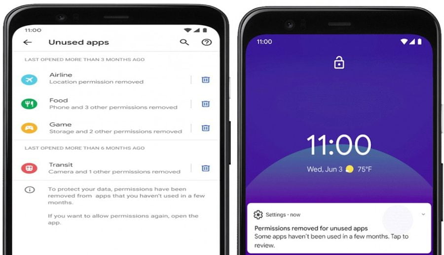 एन्ड्रोइड १२ ले प्रयोग नभएका एप अटो हाइबरनेट गर्ने