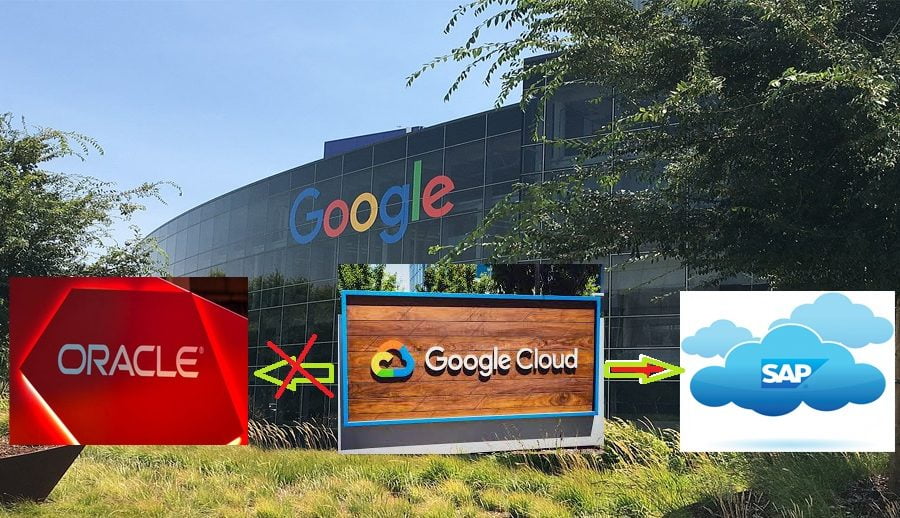 गुगलले आफ्ना वित्तीय कारोबार ओरेकलबाट एसएपीमा सार्ने