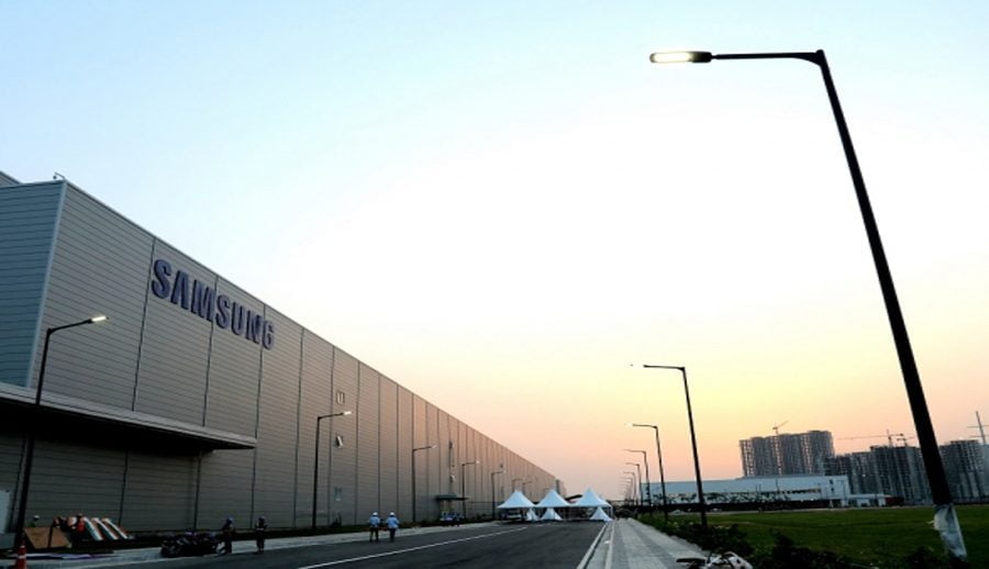 सामसङले भारतको नोएडमामा रहेको प्लान्टबाट ओएलईडी प्यानल उत्पादन थाल्यो