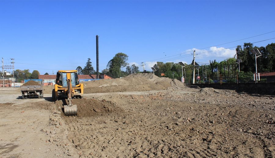 Ncell building green Park at Lainchaur