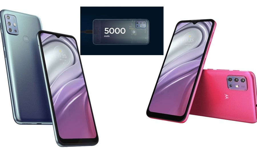 ५ हजार एमएएच ब्याट्री क्षमताको मोटोरोला जी२० सार्वजनिक