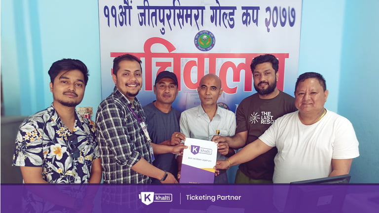 11th Jeetpur Simara Gold Cup ticket from Khalti App, 100% Cashback available