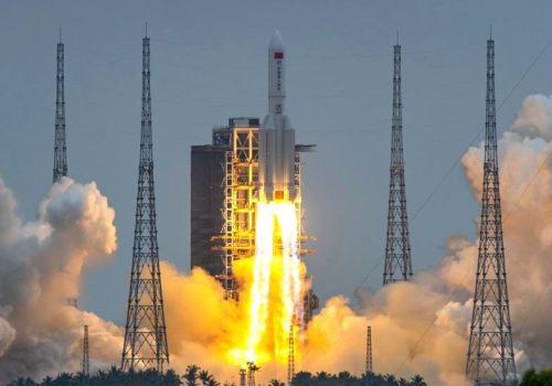 चीनको कार्गो क्राफ्ट सफलतापूर्वक स्पेस स्टेशन मोड्युलमा डक गरियो