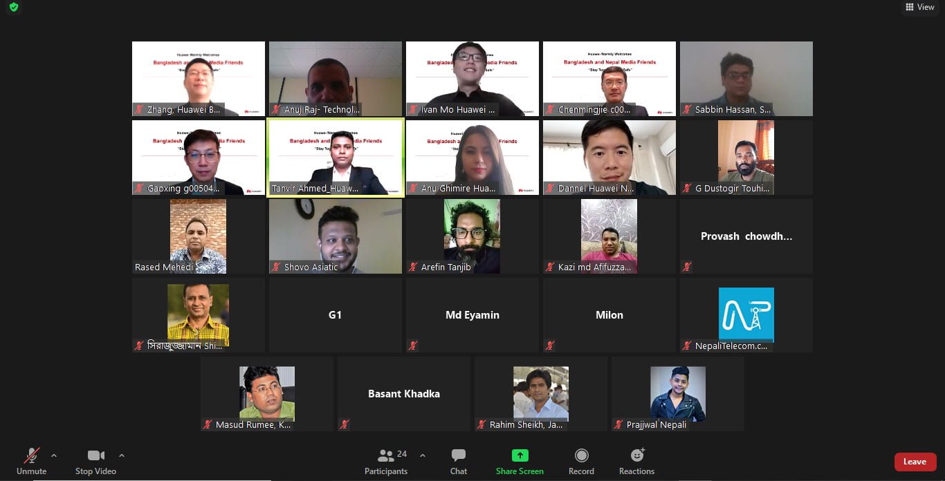 Huawei works more closely with customers from different countries including Bangladesh and Nepal