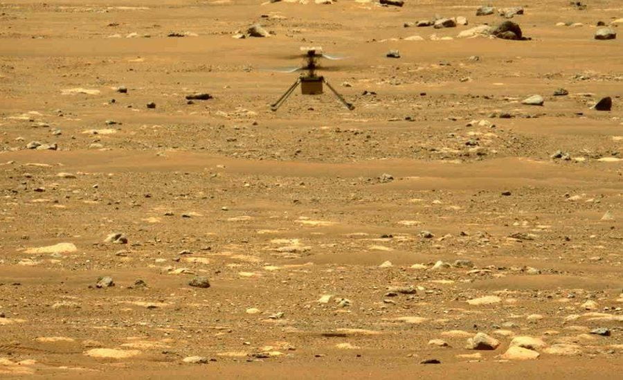 नासाद्धारा मंगल ग्रहमा उडान भरेको इन्जेनुइटी हेलिकप्टरको ध्वनि रेकर्ड