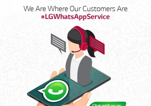 एलजीका इलेक्ट्रोनिक्स उत्पादनहरुको बारे जानकारी दिन ह्वाट्सएप सेवा