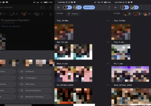 प्रकारका आधारमा सर्च गर्न मिल्ने फिल्टरमा काम गर्दै गुगल फोटोज