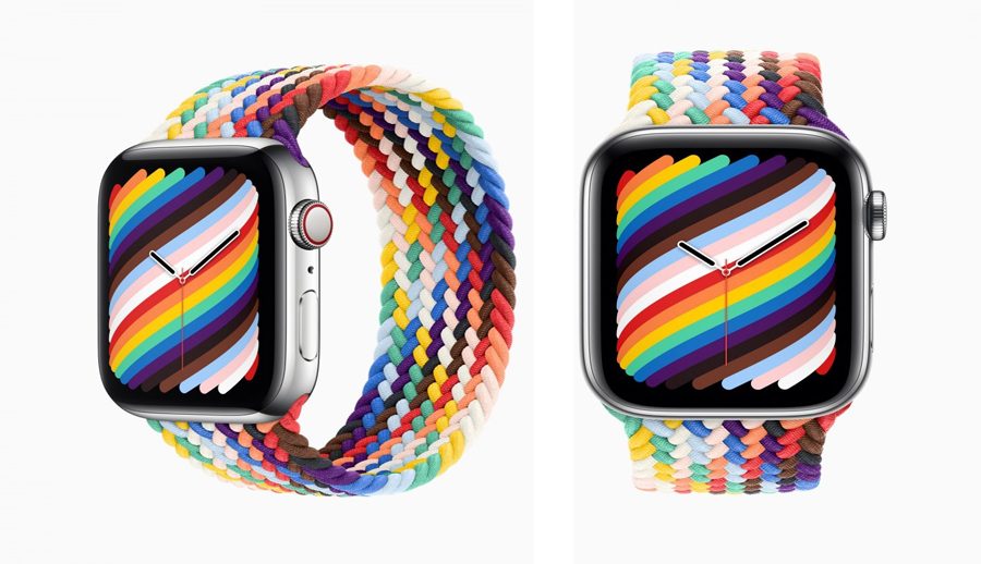 एप्पलद्वारा एप्पल वाचका लागि दुई ओटा प्राइड एडिशन ब्याण्ड सार्वजनिक