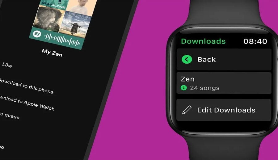 स्पोटीफाइले थप्यो एप्पल वाचमा अफलाइन म्युजिक डाउनलोड फिचर