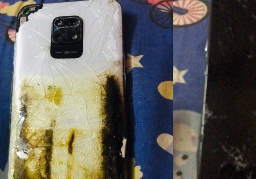 चलाउँदै गरेको शाओमीको रेडमी नोट९ प्रो स्मार्टफोनमा आगलागी