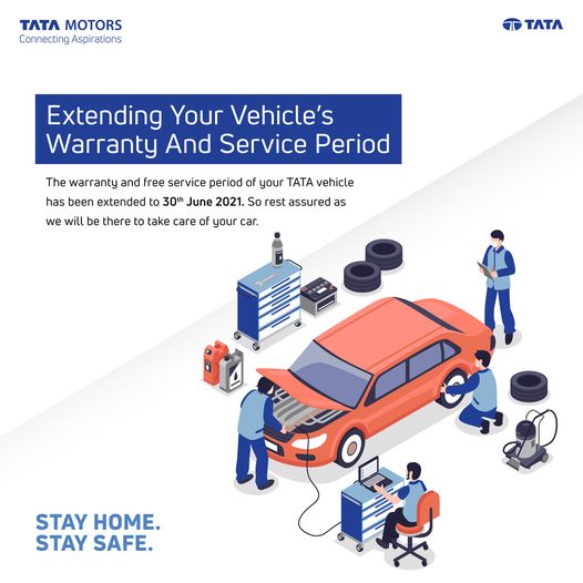 टाटा मोटर्स प्यासेन्जरको फ्री सर्भिस र वारेन्टी अवधि थप