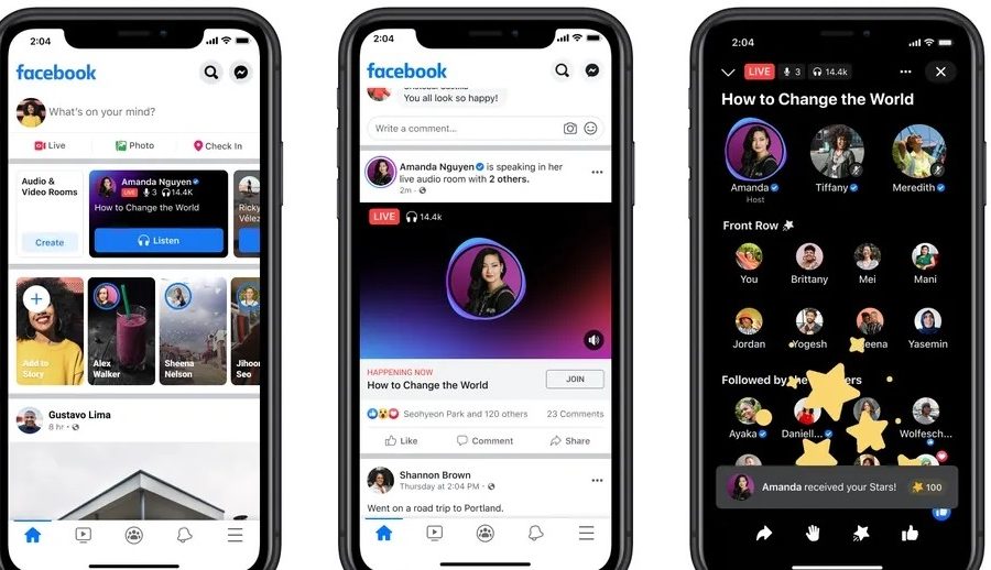 फेसबुकको क्लबहाउस प्रतिस्पर्धी ‘लाइभ अडियो रुम्स’ अमेरिकामा सार्वजनिक