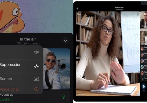 टेलिग्राममा ग्रुप भिडियो कल र एनिमेटेड ब्याकग्राउन्ड थपियो