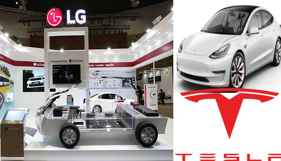 एलजी इनर्जीले २०२० मा टेस्लालाई ८० करोड थान ब्याट्री सेल आपूर्ति गर्यो