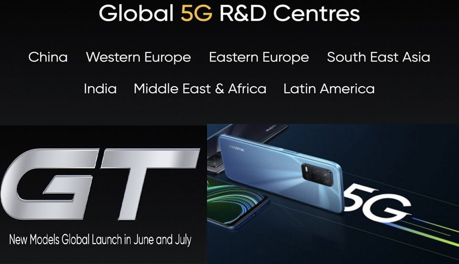 रियलमीले सन् २०२२ सम्म २० भन्दा बढी फाइभजी फोन सार्वजनिक गर्ने