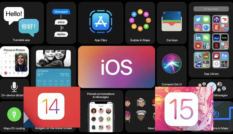एप्पलले आईओएस १५ सार्वजनिक भएपछि पनि आईओएस १४ लाई जारी राख्ने
