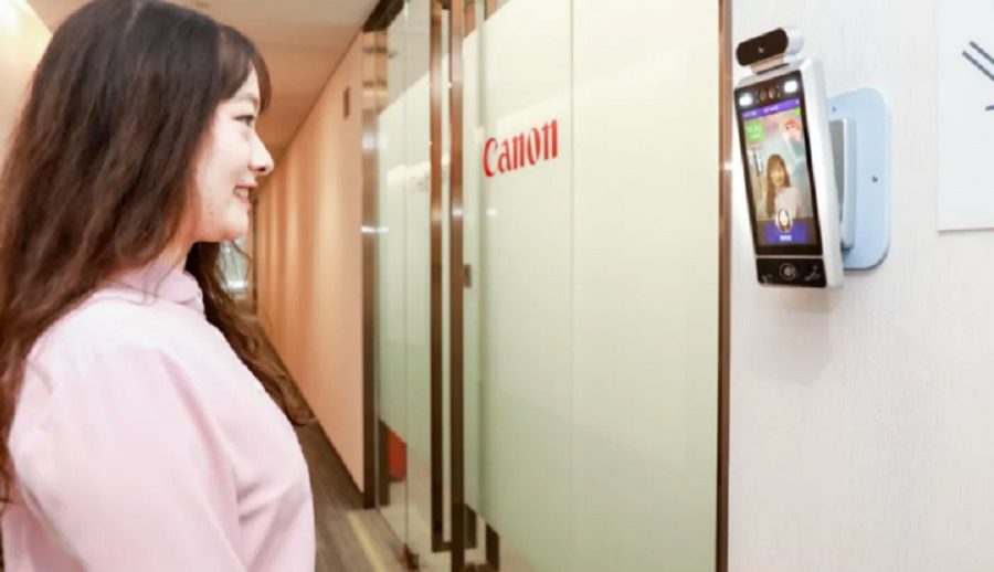 क्याननको चीनमा रहेको कार्यालयमा एआई क्यामराको सुरक्षा, मुस्कुराउने कामदारले मात्रै प्रवेश पाउने