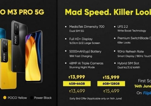 पोको एम३ प्रो फाइभजी स्मार्टफोन भारतमा जुन १४ बाट खरिद गर्न सकिने