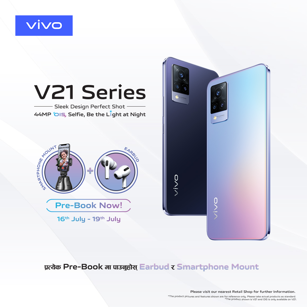PRE ORDER NOW: VIVO V21 SMARTPHONE THAT REDEFINES THE PERFECT NIGHT SELFIE EXPERIENCE