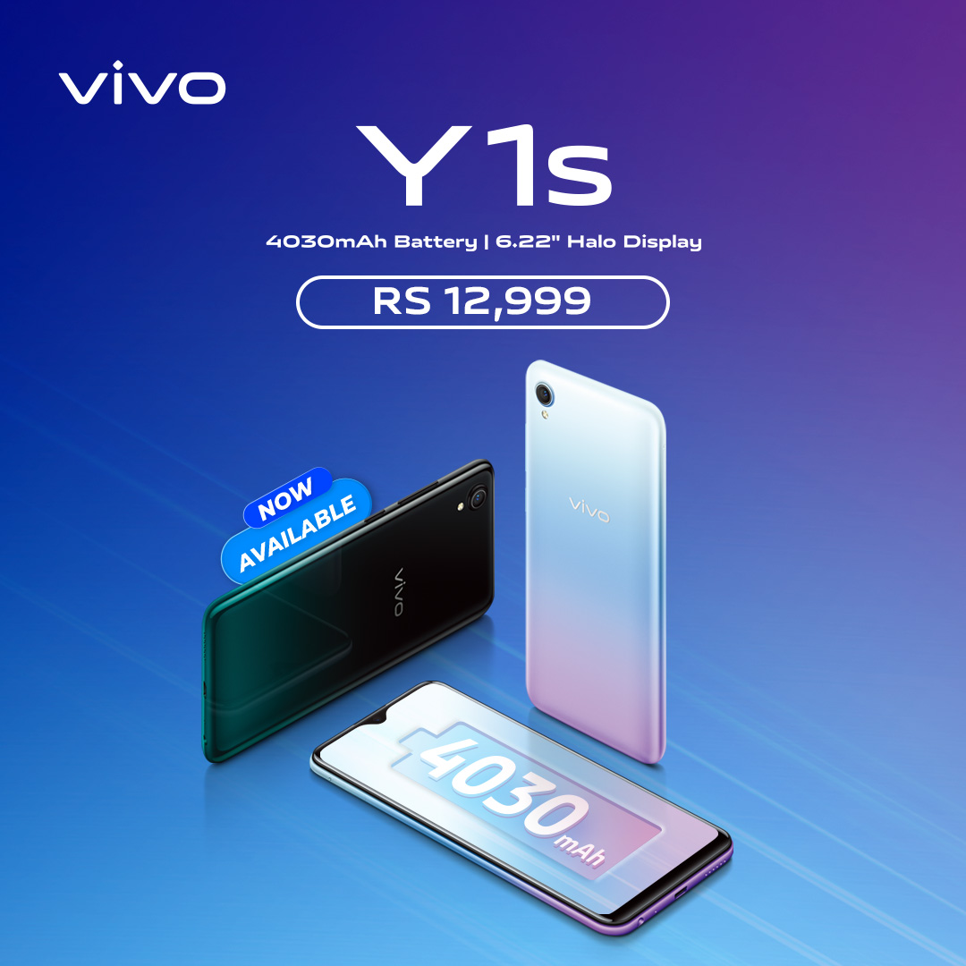 VIVO LAUNCHED Y1s WITH 6.22-inch HALO FULLVIEW™ DISPLAY